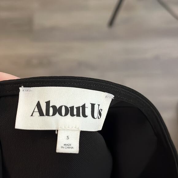 About Us Black Halter Strappy Dress Size Small - Picture 6 of 8